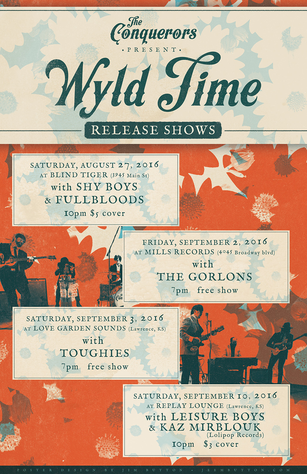 The Conquerors Schedule Local Release Shows For New Lp Wyld Time